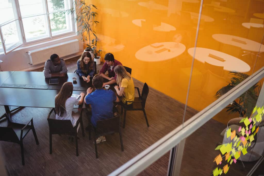 espaço de convivência na empresa